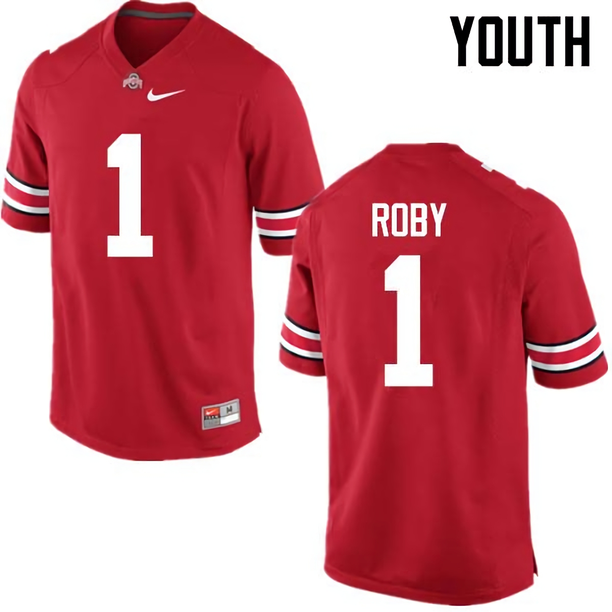 Bradley Roby Ohio State Buckeyes Youth NCAA #1 Nike Red College Stitched Football Jersey IBI3556BV